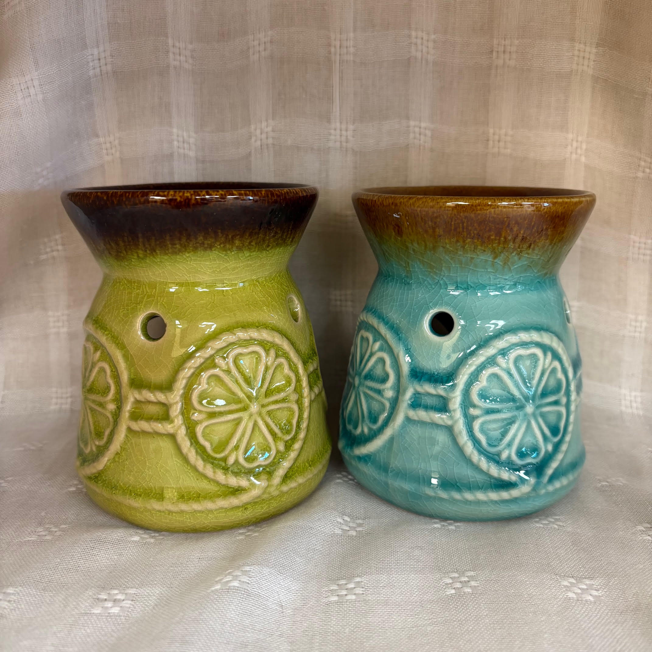 מבערי תפוז טורקיז ירוק מבערי תפוז טורקיז ירוק