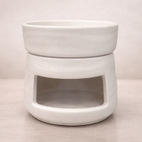 מבער מעוגל לבן מבער מעוגל לבן